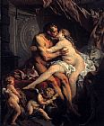 Francois Boucher Hercules and Omphale painting